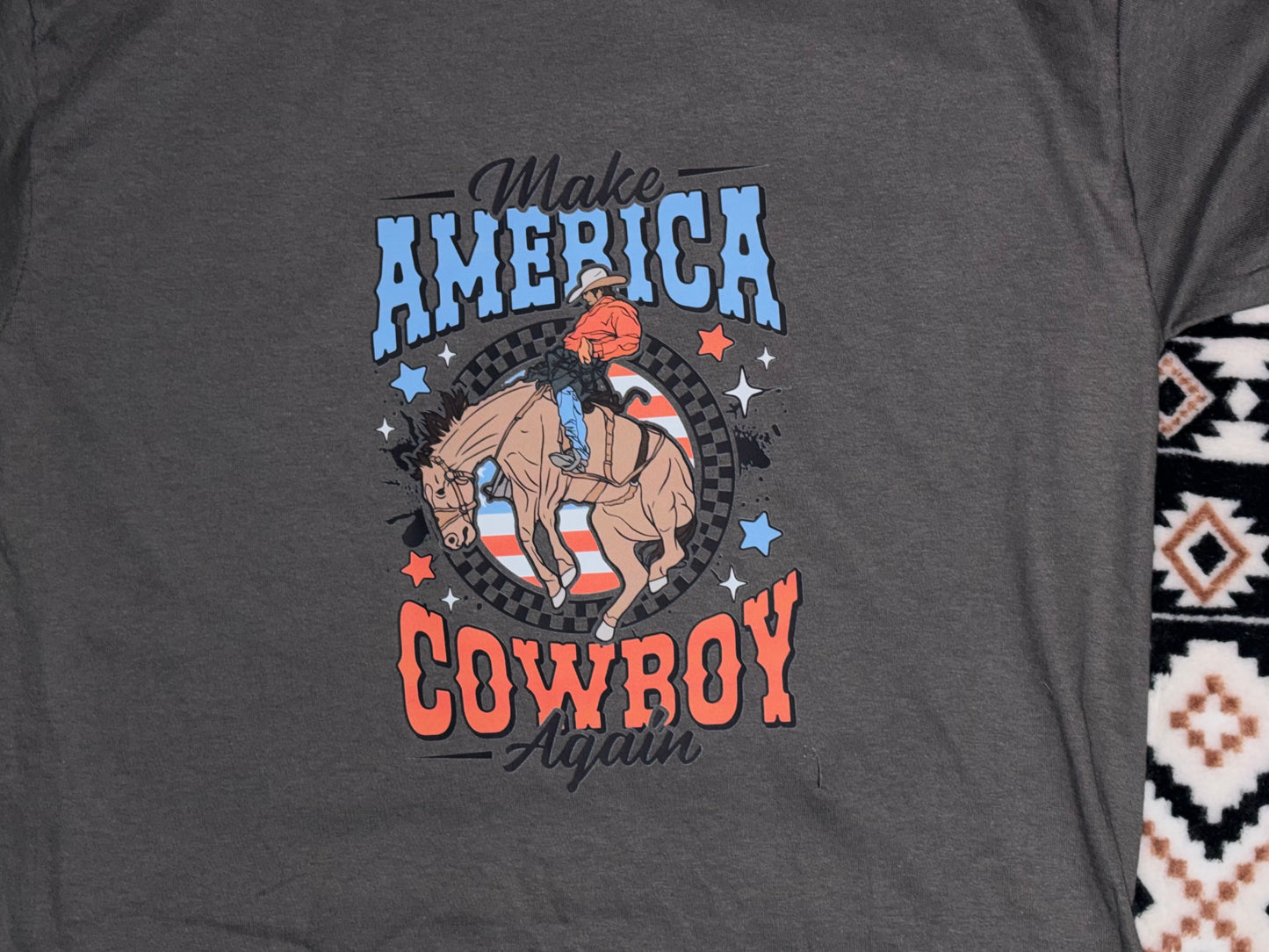 Dark grey America Cowboy T-Shirt