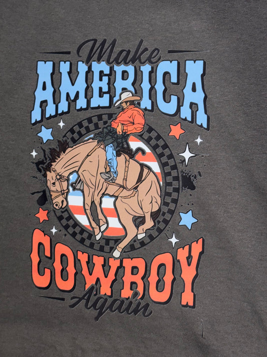 Dark grey America Cowboy T-Shirt